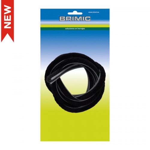 BL BURLETE MOSQUITERA MQ05 4,8x8mm NE (3mts)