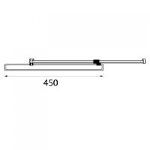 SOPORTE PERCHAS EXT IA07 450mm CB