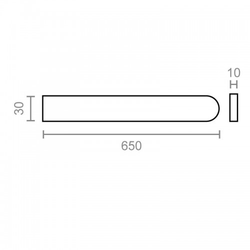 BL TAPA ENCIMERA ENC01 650x30mm AL