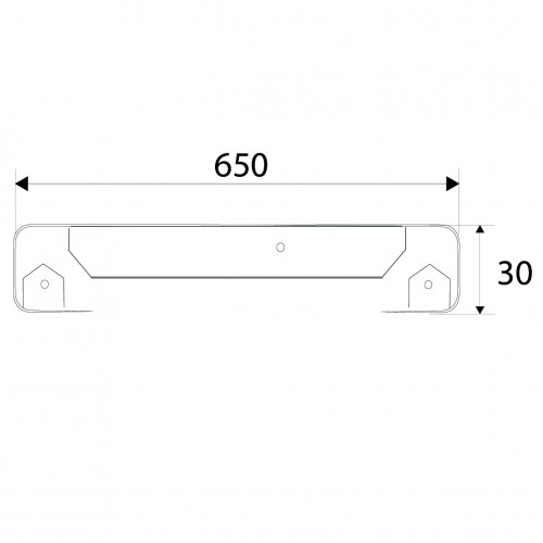 BL EXTENSION ENCIMERA ENC03 650x30mm NE