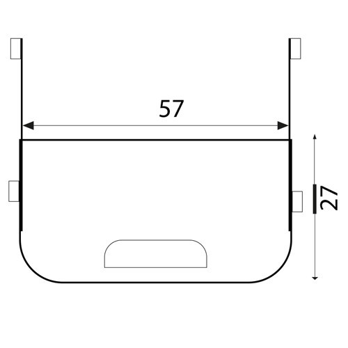 SOPORTE TECLADO S/BANDEJA STO01 BL