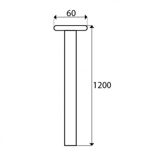 PATA MESA PT06 1200x60mm NS