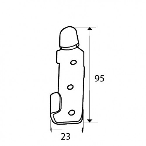 JGO ENGANCHE CAMA SMR03 95x23mm ZN