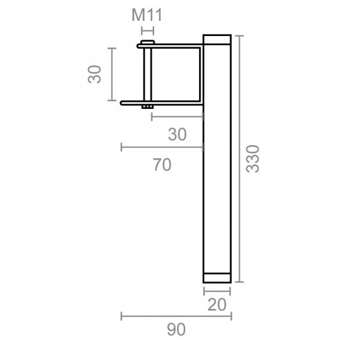 JGO 4 PATAS CANGURO PT28 330x30x30mm S/R GRT