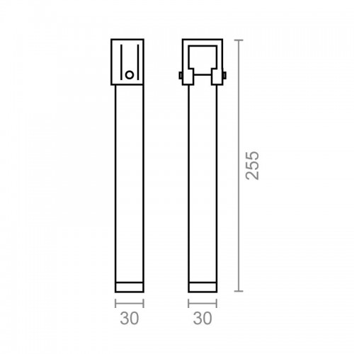 JGO 6 PATAS SOMIER PT30 250x30x30mm S/R NE