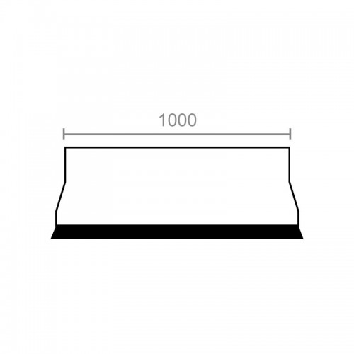 BL BURLETE ADHESIVO PVC BLT01 1000mm BL