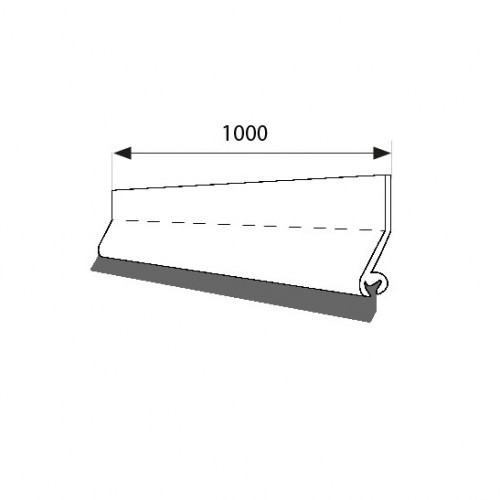 BL BURLETE ADHESIVO PVC BLT01 1000mm TR