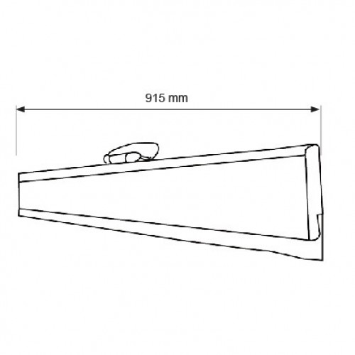 BL BURLETE BASCULANTE MADERA BLT02 915mm SAPELI