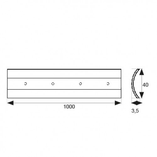 BL TAPAJUNTAS PLANO TORN TJ02 1000mm OR