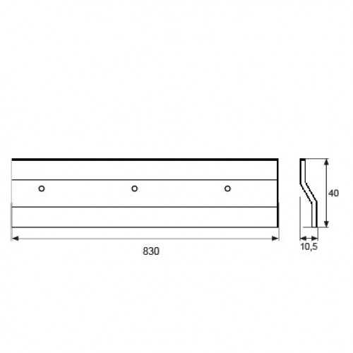 BL TAPAJUNTAS ESCALON TORN TJ04 830mm OR