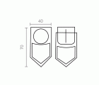 BL PROTECTOR CAJONES SI10 70x40mm BL/AZ