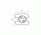BL PROTECTOR ENCHUFE GIRATORIO SI12 BL