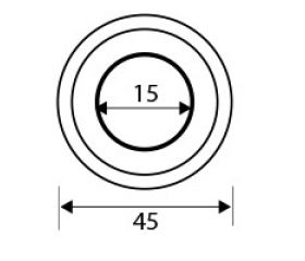 EMBELLECEDOR MIRILLA MR03 45mm LP