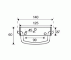 ASA ABATIBLE LISA TRM12 125x27mm ZN