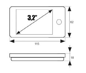 MIRILLA DIGITAL MD01 ORO