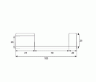 TOPE PUERTA RETENEDOR TP10 BL