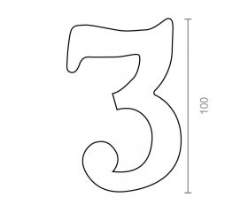 BL NUMERO LATON 3 NM01 100mm LP