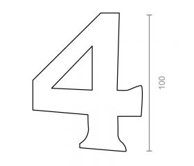 BL NUMERO LATON 4 NM01 100mm LP