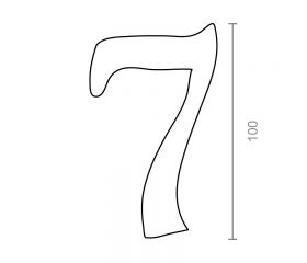 BL NUMERO LATON 7 NM01 100mm LP