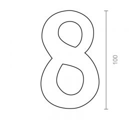 BL NUMERO LATON 8 NM01 100mm LP