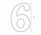 BL NUMERO LATON 6-9 NM01 100mm NE