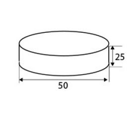NEODIMIO DISCO IM28 50x25mm NI