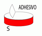 NEODIMIO DISCO ADH IM29 12,5x1,5mm NI