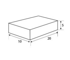 NEODIMIO BLOQUE IM30 20x10x5mm NI