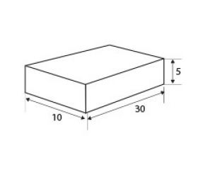 NEODIMIO BLOQUE IM30 30x10x5mm NI
