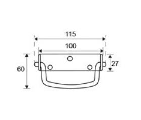 ASA ABATIBLE LISA TRM12 100x27mm ZN