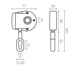 MAQUINA ENROLLAR TOLDO 1:7 TLD05 BL