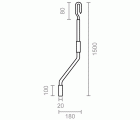 MANIVELA TOLDO MEDIO TLD06 1500mm NE