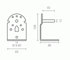JGO SOPORTE EJE TOLDO TLD08 BL