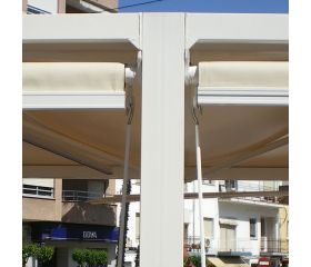 JGO SOPORTE EJE TOLDO PARED TLD09 BL