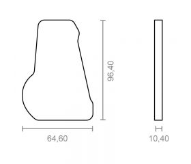 JGO TAPA LATERAL TOLDO P/PERFIL 85mm TLD12 NE