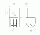 POLEA FRONTAL PERGOLA TLD19 BL