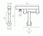 POLEA CORREDERA PERGOLA TLD21 60mm NE