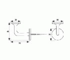 SOPORTE PASAMANOS DOWELL PMN03 NE