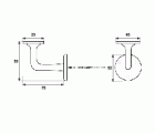 SOPORTE PASAMANOS DOWELL PMN02 NE