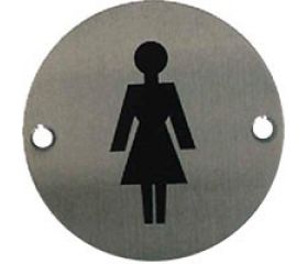 PLACA IDENTIFICATIVA MUJER PLP07 75mm IN