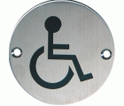 PLACA IDENTIFICATIVA MINUSVALIDOS PLP09 75mm IN