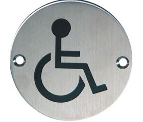 PLACA IDENTIFICATIVA MINUSVALIDOS PLP09 75mm IN