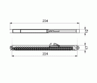 AMORTIGUADOR GUIA GC15 224mm GR