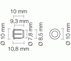 TOPE EMBUTIR IMAN IM15 GR