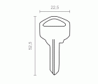 LLAVE BRUTO POMO PUERTA BOLA PP07 NI