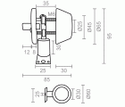 BL CERROJO LLAVE-CONDENA CRR04 60/70mm IN