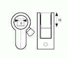 ADAPTADOR UNIFICADO CERRADURA CS08 ZN