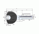 LLAVE BRUTO CILINDRO SEGURIDAD CS01 NI