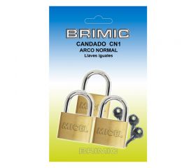 BL 3 CANDADOS ARCO NORMAL CN01 25mm LT (LL/I)