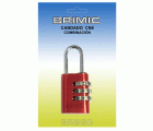 BL CANDADO COMBINACION CN08 20mm ROJO
